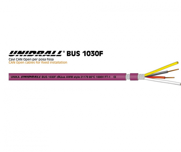 Can Bus Cable-Can Open - Unidrall Bus 1030F -Fixed - contact cables